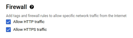 Google Cloud Compute Engine firewall rules